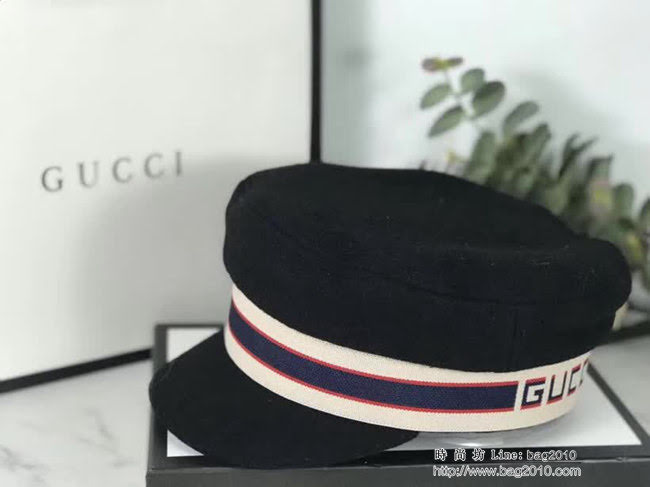 GUCCI古馳 新款 經典百搭 羊毛軍帽 LLWJ6760